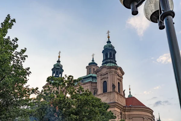 Çek Cumhuriyeti'nde St Nicholas Kilisesi Prag. — Stok fotoğraf