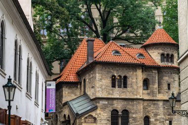 Çek Cumhuriyeti 'nde Yahudi Tören Salonu Prag' ı.