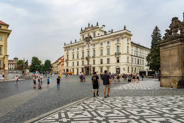 Archbishop 's Palace Castle district street of Prague in Czech Republic . — стоковое фото