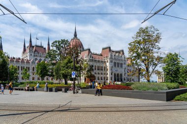 Budapeşte 'deki parlamento binası, hungary