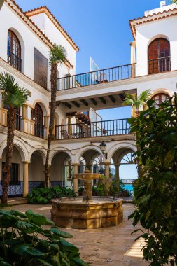 Tarragona, Katalonya, İspanya 'da Roc de Sant Gaieta köyü.