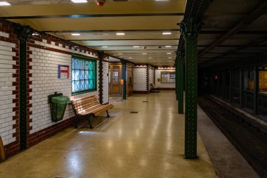 Budapeşte, Macaristan 'daki metro istasyonu