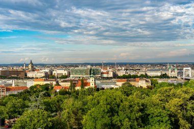 Macaristan, Budapeşte 'deki Panorama şehir manzarası