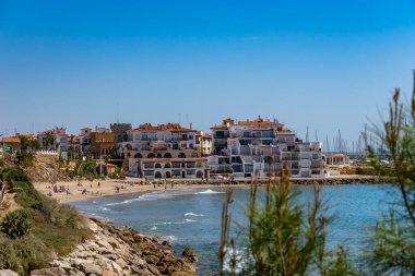 Tarragona, Katalonya, İspanya 'da Roc de Sant Gaieta köyü.