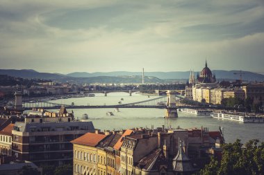 Szechenyi Chain Bridge Budapeşte, Macaristan