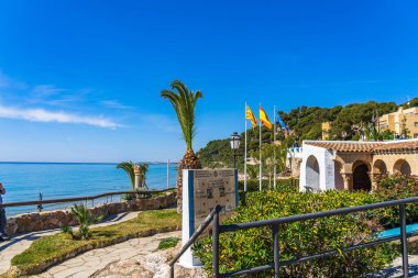 Tarragona, Katalonya, İspanya 'da Roc de Sant Gaieta köyü.