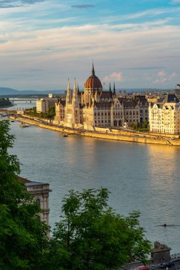 Budapeşte 'deki parlamento binası, hungary