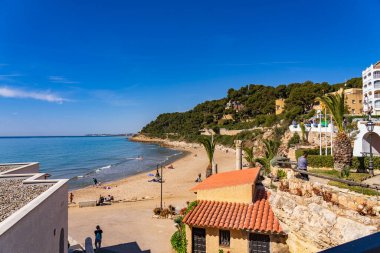 Tarragona, Katalonya, İspanya 'da Roc de Sant Gaieta köyü.