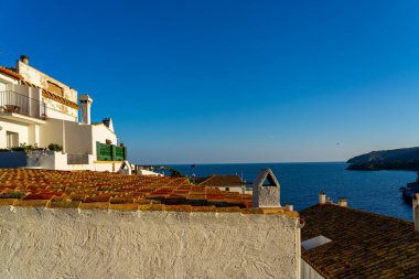 Costa Brava, Katalonya, İspanya 'da kadavra manzarası.