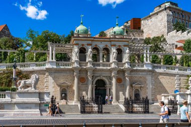 Budapeşte, Macaristan 'daki Castle Garden Çarşısı