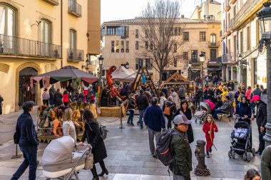Manresa 'daki Aixada Fuarı, Katalonya, İspanya
