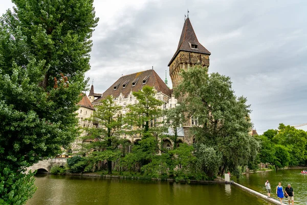 Hrad Vajdahunyad Budapešti Maďarsko — Stock fotografie