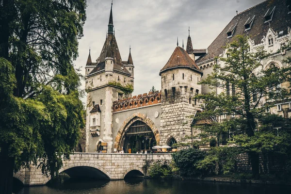 Замок Вайдахуньяд Будапеште Венгрия — стоковое фото