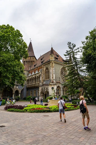 Hrad Vajdahunyad Budapešti Maďarsko — Stock fotografie