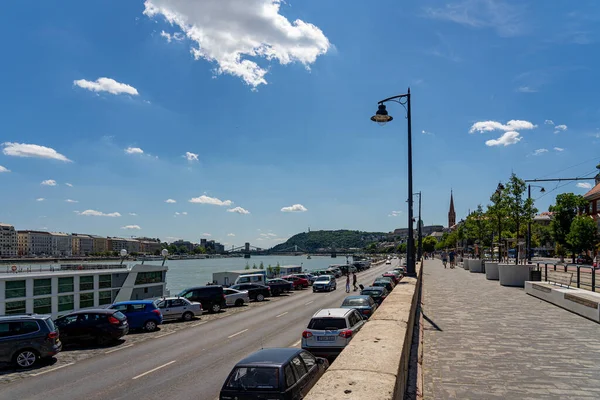 Panorama Stadsbild Budapest Ungern — Stockfoto