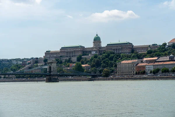 Buda Κάστρο Royal Palace Στη Βουδαπέστη Ουγγαρία — Φωτογραφία Αρχείου