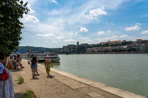 Panorama Stadsbild Budapest Ungern — Stockfoto