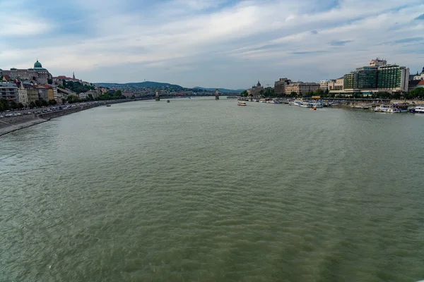 Panoráma Városkép Budapesten Magyarország — Stock Fotó