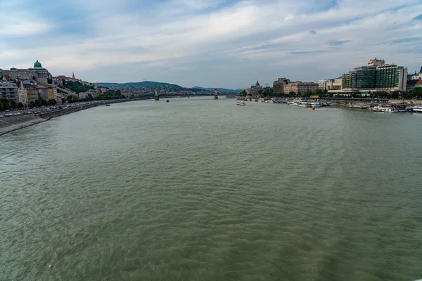 Panorama Stadsbild Budapest Ungern — Stockfoto