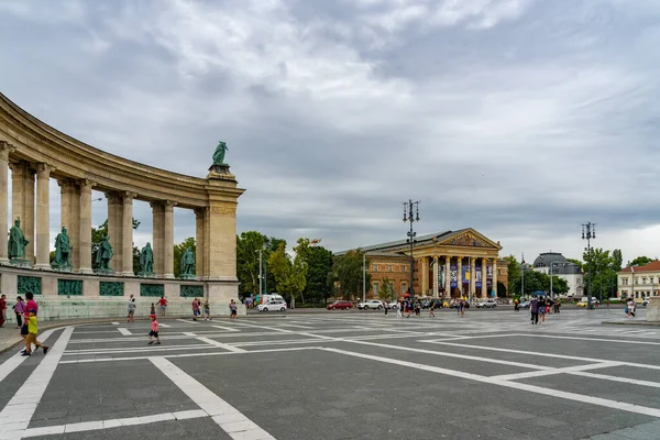 Площадь Героев Будапеште Венгрия — стоковое фото