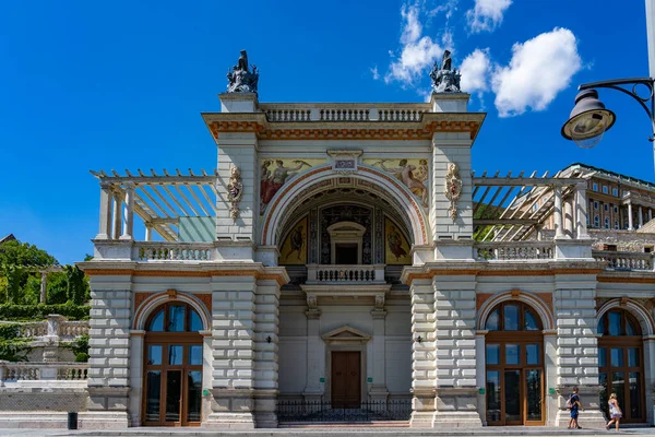 Сад Замку Базар Будапешті Угорщина — стокове фото