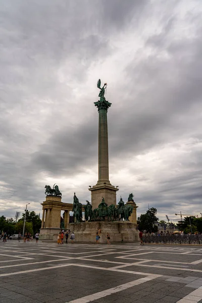Place Des Héros Budapest Hongrie — Photo