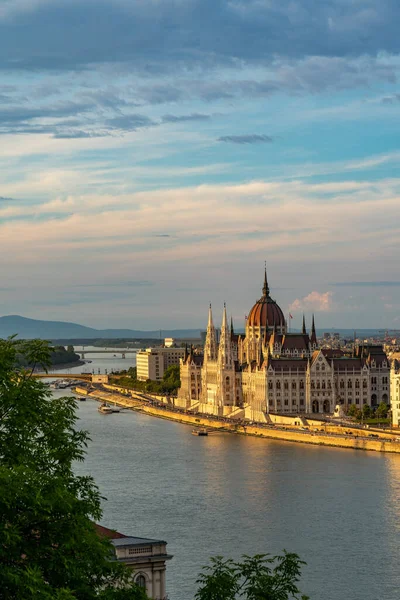 Budynek Parlamentu Budapest Węgry — Zdjęcie stockowe