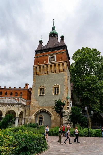 Zamek Vajdahunyad Budapeszcie Węgry — Zdjęcie stockowe