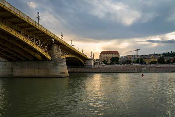 Margaret Bridge Στη Βουδαπέστη Ουγγαρία — Φωτογραφία Αρχείου