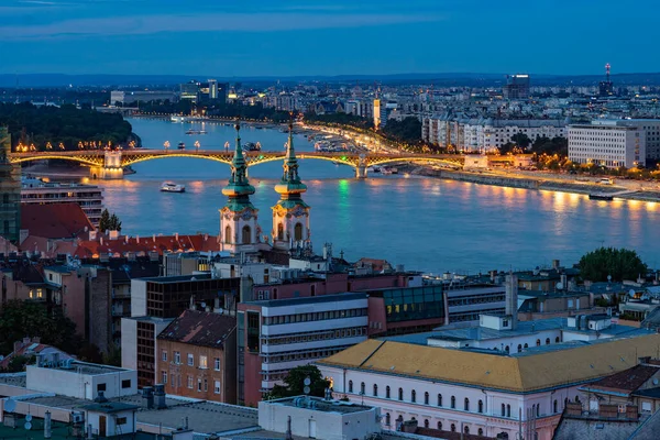 Szechenyi Hängbron Budapest Ungern — Stockfoto