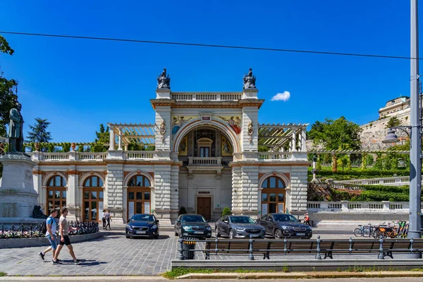 Сад Замку Базар Будапешті Угорщина — стокове фото