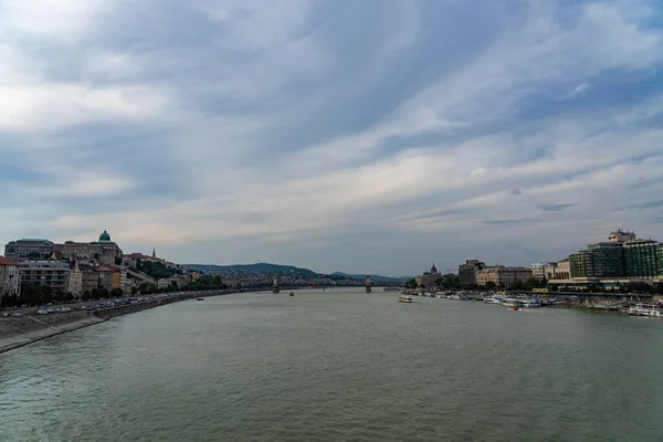 Panorama Vista Panoramica Sulla Città Budapest Ungheria — Foto Stock