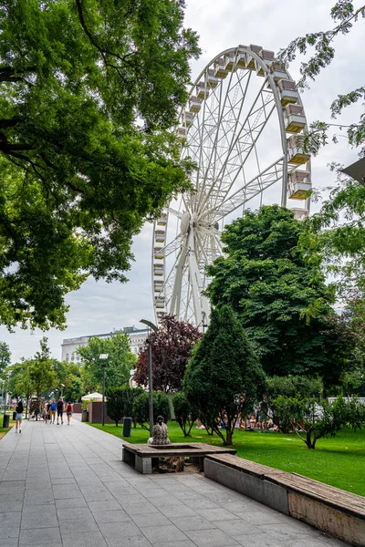 Budapest Eye Placu Elżbiety Węgry — Zdjęcie stockowe