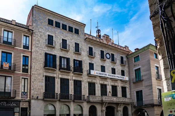 Cityscape Girona Στην Καταλονία Ισπανία — Φωτογραφία Αρχείου