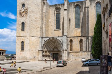 Katalonya, İspanya 'daki Girona Katedrali
