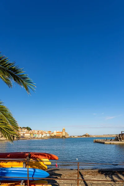 Altstadt Von Collioure Frankreich Ein Beliebter Urlaubsort Mittelmeer — Stockfoto