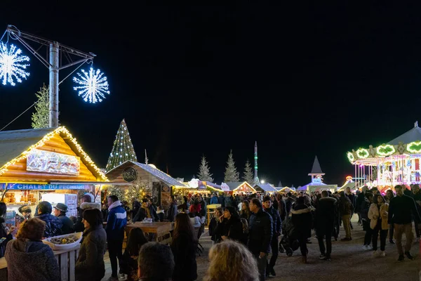 Barcares Falu Noel Franciaországban — Stock Fotó