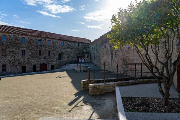 Vieille Ville Argeles Sur Mer France Une Station Balnéaire Populaire — Photo