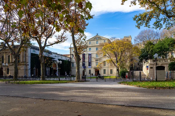 Esplanada Charles Gaulle Montpellier Francia — Fotografia de Stock