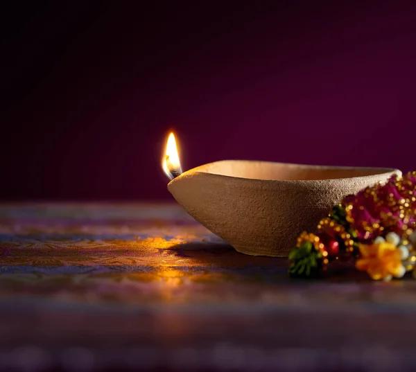 Lámpara de aceite Diwali — Foto de Stock