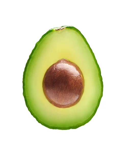 Avocado Geïsoleerd Een Witte Achtergrond — Stockfoto
