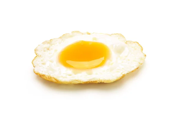 Fried Egg Isolated White Background — Stock Photo, Image