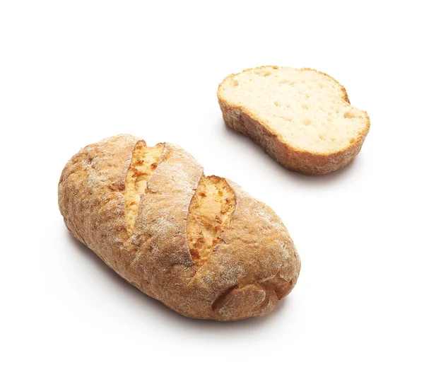 Volkoren Glutenvrij Brood Witte Achtergrond — Stockfoto