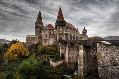 Corvin castle in Hunedoara, Romania clipart
