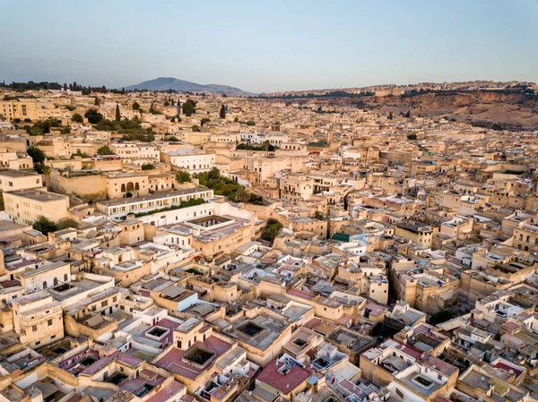 Άποψη Της Πόλης Fez Στο Μαρόκο — Φωτογραφία Αρχείου