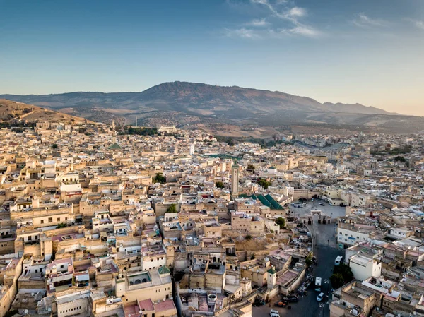 Blick Auf Die Stadt Fez Marokko — Stockfoto