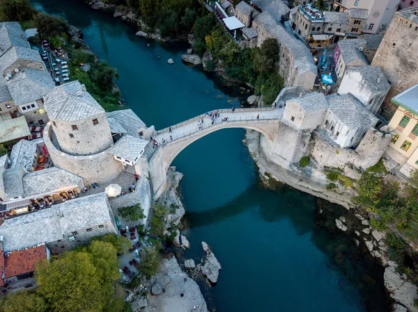 Uitzicht Oude Stad Mostar Bosnië — Stockfoto