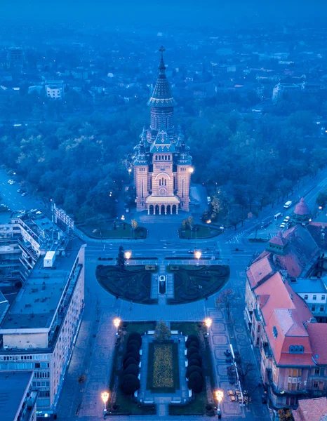 Widok Miasta Timisoara Rumunii — Zdjęcie stockowe