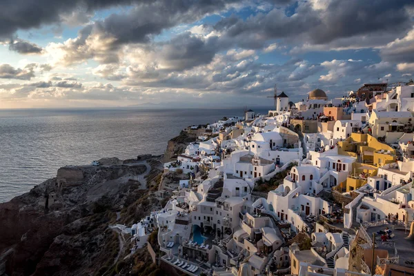 Krásné Město Santorini Řecku — Stock fotografie