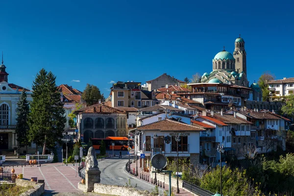 Utsikt Över Veliko Tarnovo Stad Bulgarien — Stockfoto